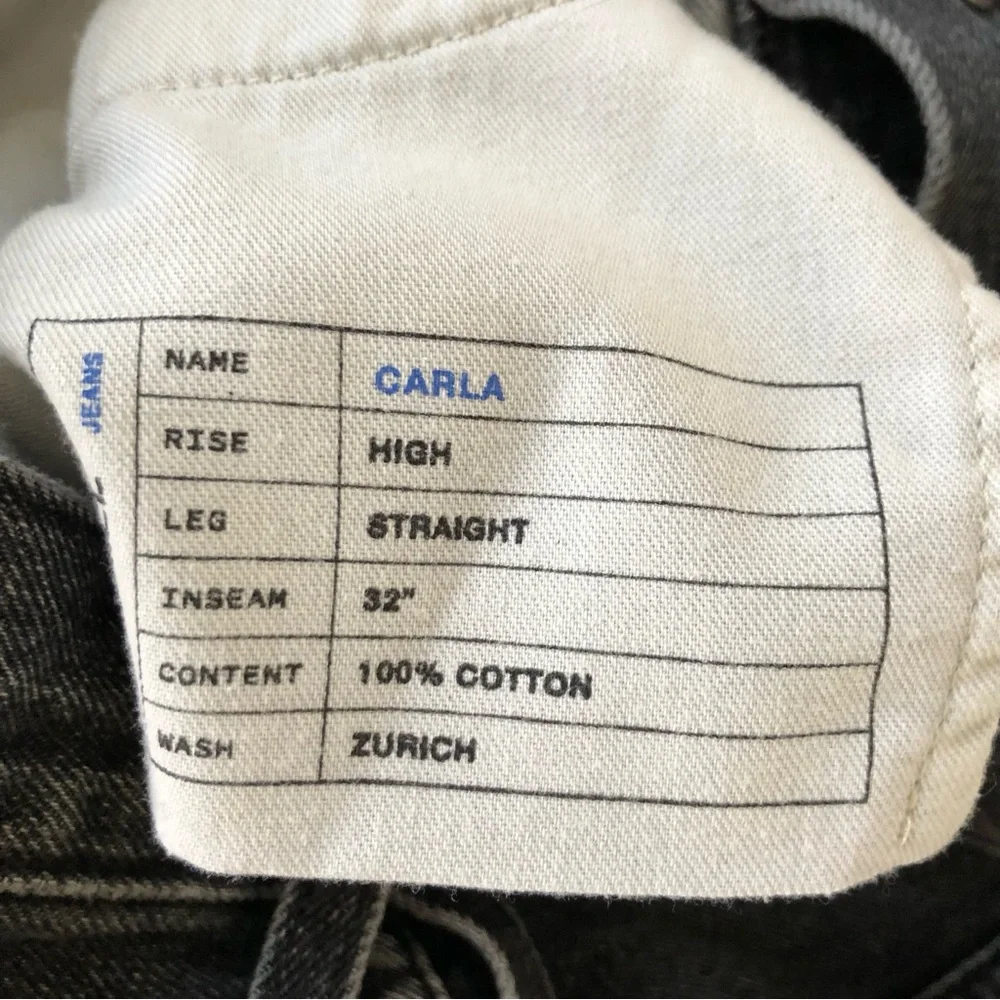 alex mill - the carla high rise straight jeans - Picture 9 of 9